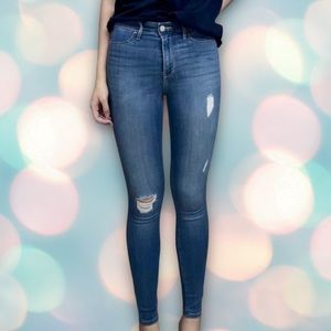 Hollister Women’s Y2K High Rise Skinny Jeans Leggings Size 1 Long